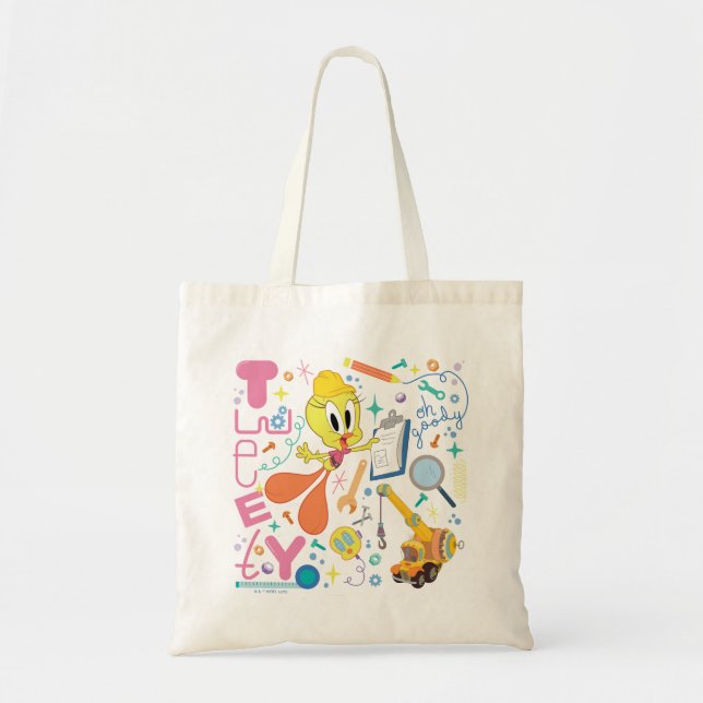 BUGS BUNNY BUILDERS™| TWEETY™ Work Tools Tote Bag (Front)
