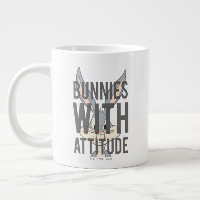 BUGS BUNNY™ Bunnies With Attitude Large Coffee Mug (Left)