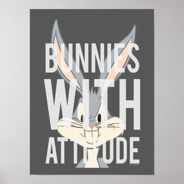 BUGS BUNNY™ Bunnies With Attitude Poster (Front)
