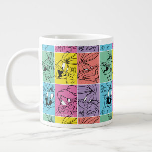 BUGS BUNNY™ Color Block Expressions Large Coffee Mug