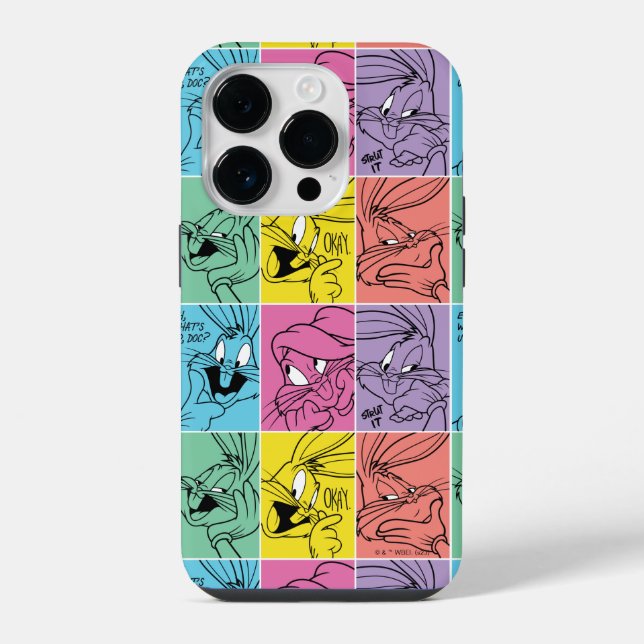 BUGS BUNNY™ Colour Block Expressions iPhone Case (Back)
