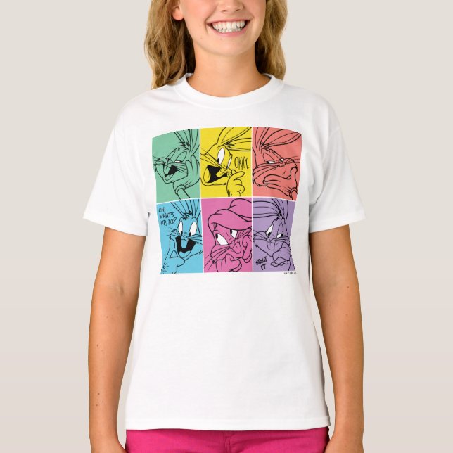 BUGS BUNNY™ Colour Block Expressions T-Shirt (Front)