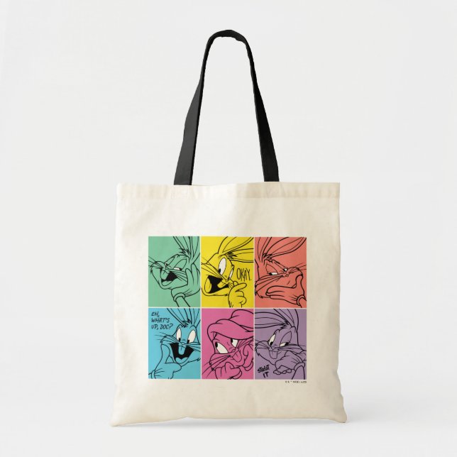 BUGS BUNNY™ Colour Block Expressions Tote Bag (Front)
