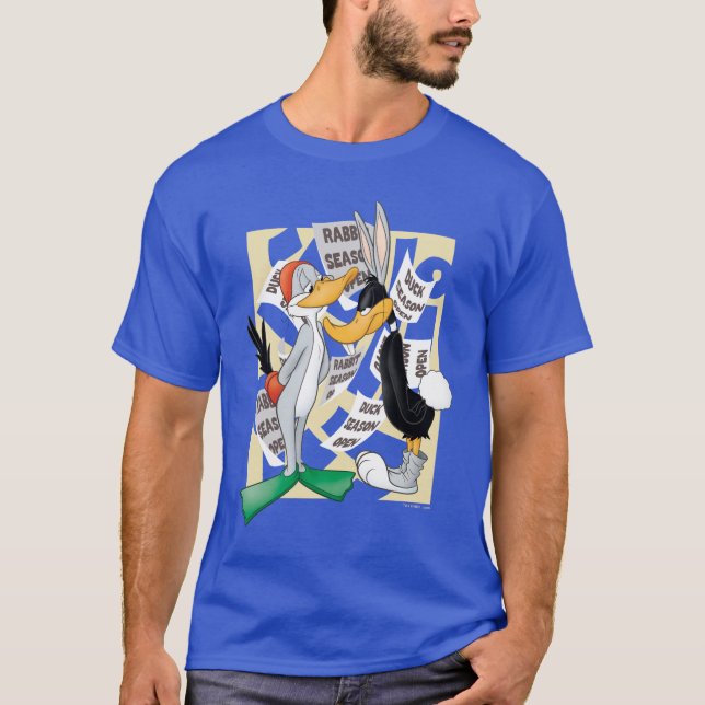 BUGS BUNNY™ & DAFFY DUCK™ Ready For Hunting Season T-Shirt (Front)