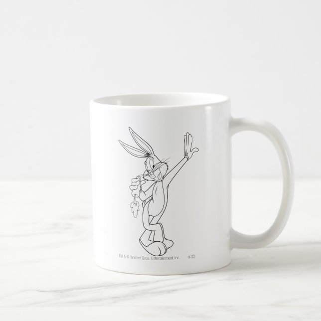 BUGS BUNNY™ Eating Carrot Coffee Mug (Right)