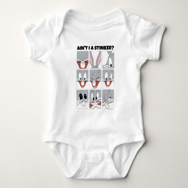 BUGS BUNNY™ Expression Blocks Baby Bodysuit (Front)