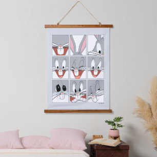 BUGS BUNNY™ Expression Blocks Hanging Tapestry