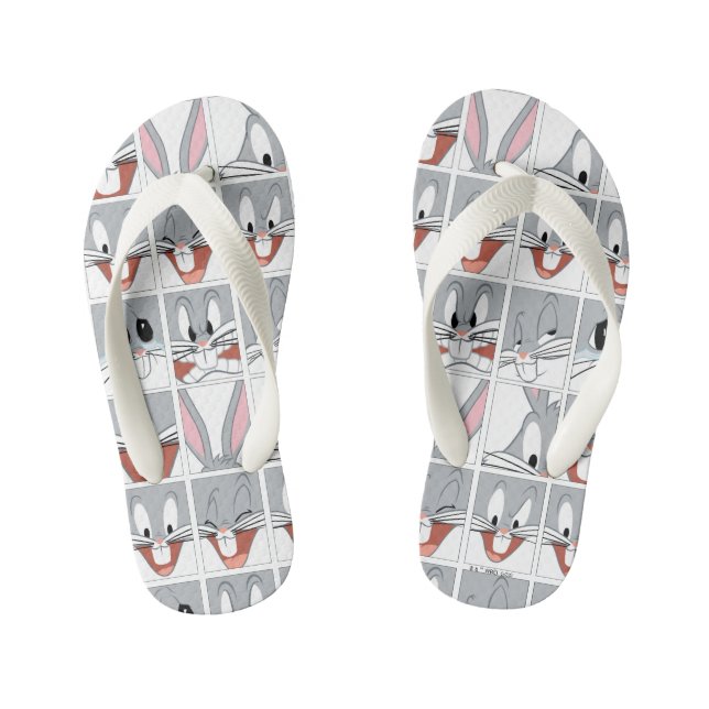 BUGS BUNNY™ Expression Blocks Kid's Flip Flops (Footbed)