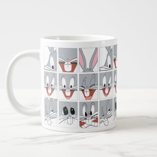 BUGS BUNNY™ Expression Blocks Large Coffee Mug (Left)