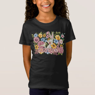 BUGS BUNNY™ Floral Embroidery Graphic T-Shirt