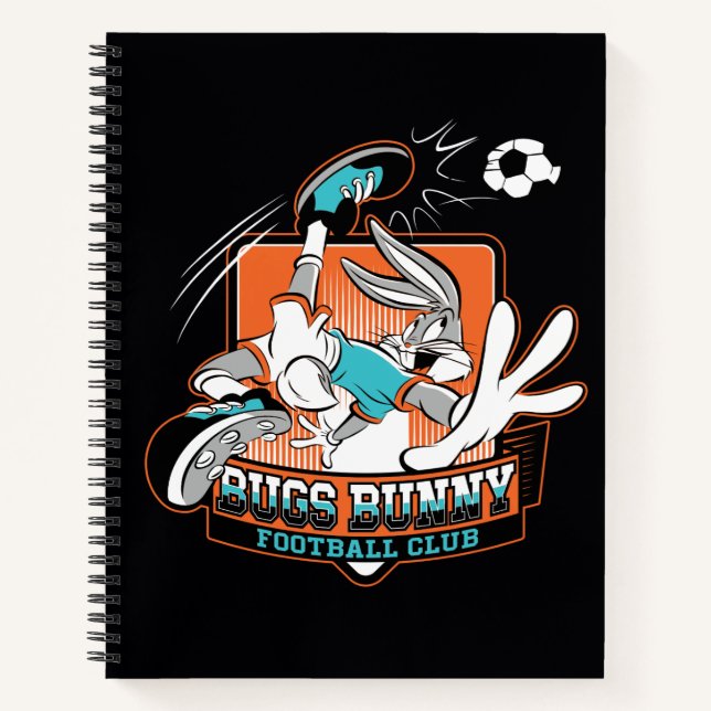 BUGS BUNNY™ Football Club Badge Notebook (Front)