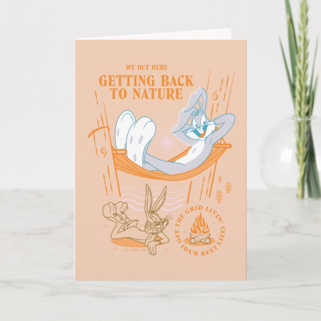 BUGS BUNNY™ Getting Back To Nature Card (Front)
