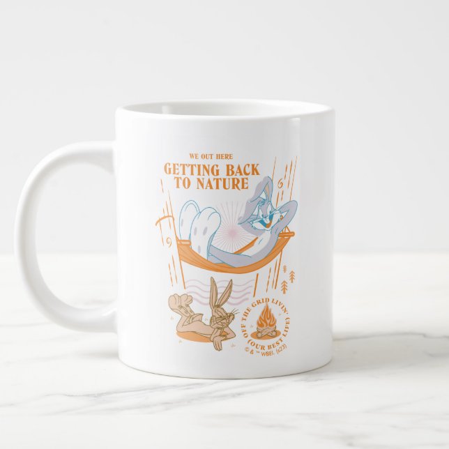 BUGS BUNNY™ Getting Back To Nature Large Coffee Mug (Left)
