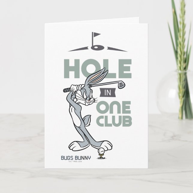 BUGS BUNNY™ Golfing - Hole in One Club Card (Front)