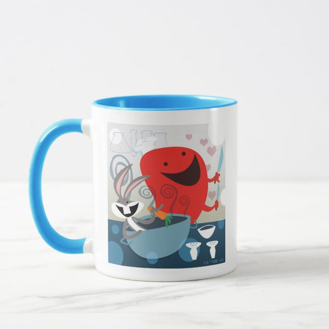 BUGS BUNNY™ & Gossamer Whimsical Meal Prep Mug (Left)