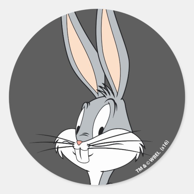 BUGS BUNNY™ | Hands on Hips Classic Round Sticker (Front)