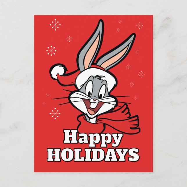 BUGS BUNNY™ Holiday Cheer Postcard (Front)