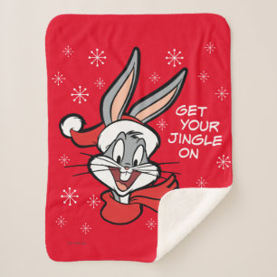 BUGS BUNNY™ Holiday Cheer Sherpa Blanket