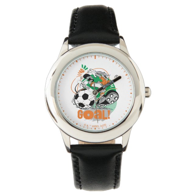 BUGS BUNNY™ Kicking Soccer Goal Watch (Front)