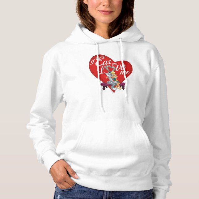 BUGS BUNNY™ & Lola Bunny - I Ear You Love Me Hoodie (Front)