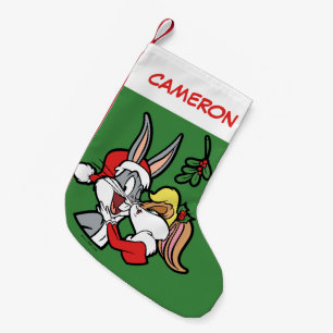 BUGS BUNNY™ & Lola "Merry Mistletoe" Small Christmas Stocking