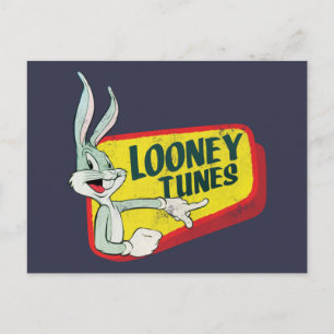 BUGS BUNNY™ LOONEY TUNES™ Retro Patch Postcard