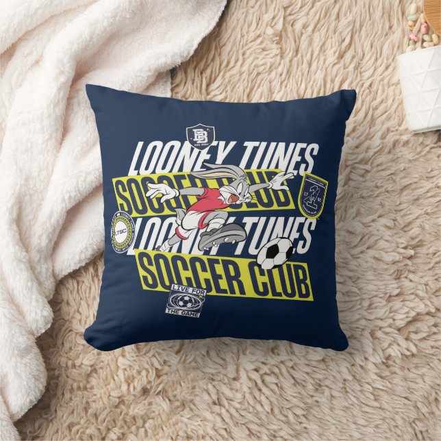 BUGS BUNNY™ LOONEY TUNES™ Soccer Club Cushion (Blanket)