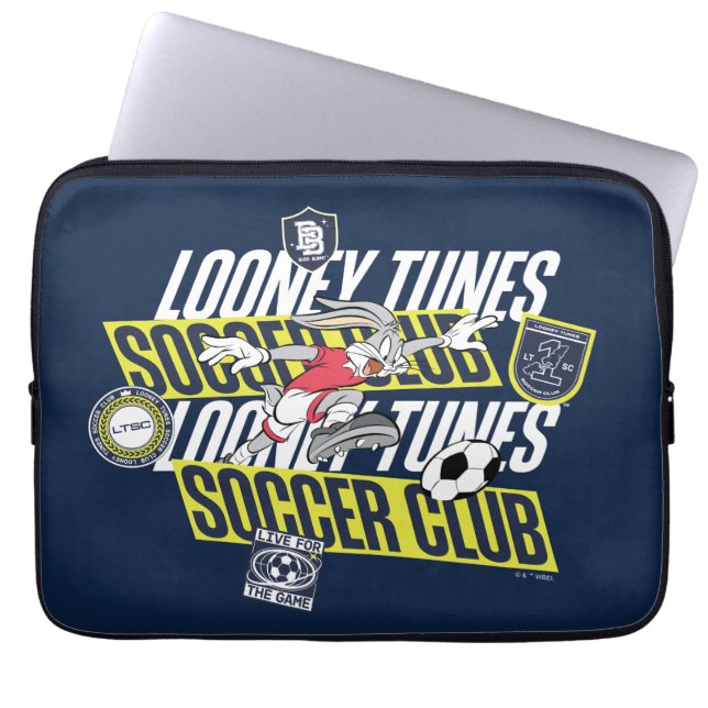 BUGS BUNNY™ LOONEY TUNES™ Soccer Club Laptop Sleeve (Front)