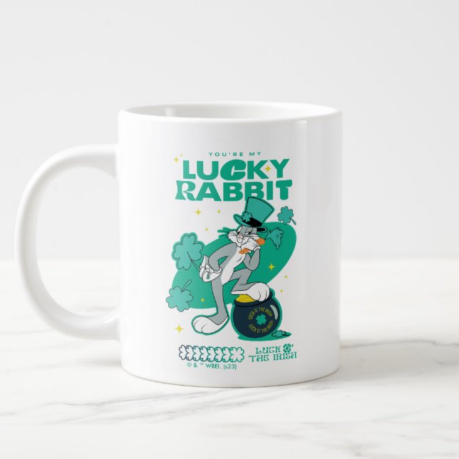 BUGS BUNNY™ Lucky Rabbit Large Coffee Mug (Left)