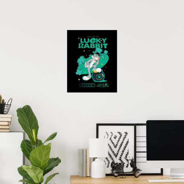 BUGS BUNNY™ Lucky Rabbit Poster (Home Office)