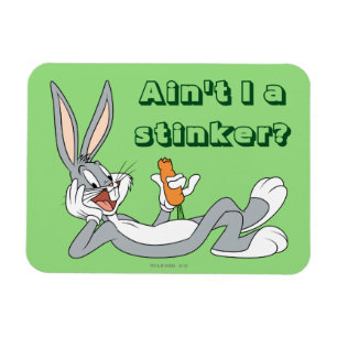 BUGS BUNNY™ Lying Down Eating Carrot Magnet