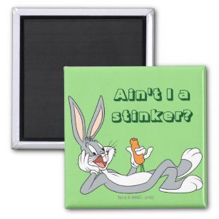 BUGS BUNNY™ Lying Down Eating Carrot Magnet