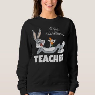 BUGS BUNNY™ Lying Down Eating Carrot Teacher Sweatshirt