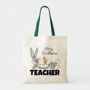 BUGS BUNNY™ Lying Down Eating Carrot Teacher Tote Bag