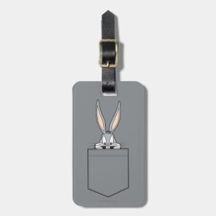 BUGS BUNNY™ Peeking Out Of Pocket Luggage Tag