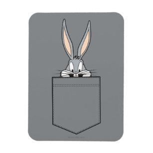 BUGS BUNNY™ Peeking Out Of Pocket Magnet