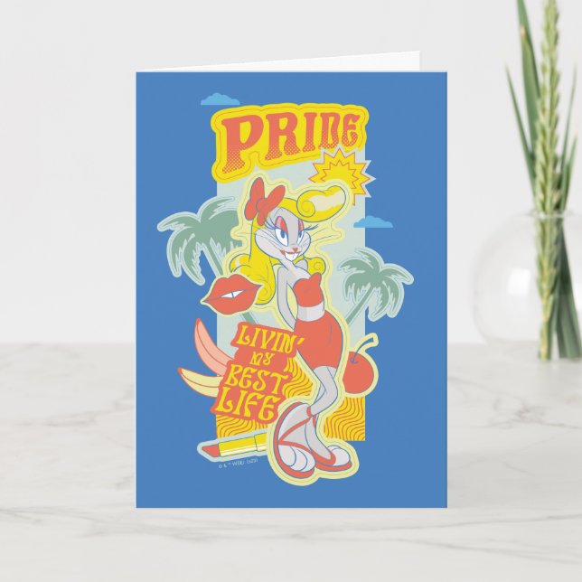 BUGS BUNNY™ Pride - Livin' My Best Life Card (Front)