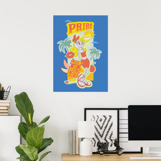 BUGS BUNNY™ Pride - Livin' My Best Life Poster (Home Office)