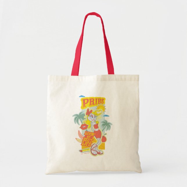 BUGS BUNNY™ Pride - Livin' My Best Life Tote Bag (Front)