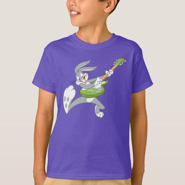 BUGS BUNNY™ Rocking On Guitar T-Shirt (Front)