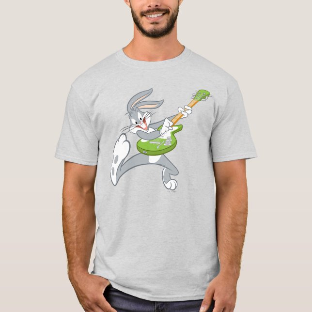 BUGS BUNNY™ Rocking On Guitar T-Shirt (Front)