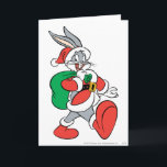 BUGS BUNNY™ Santa Holiday Card<br><div class="desc">Christmas _x005F_x005F_x005F_x000D_ _x005F_x005F_x005F_x000D_ Design part of a series from the Holiday Collection</div>