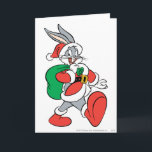 BUGS BUNNY™ Santa Holiday Card<br><div class="desc">Christmas _x005F_x005F_x005F_x000D_ _x005F_x005F_x005F_x000D_ Design part of a series from the Holiday Collection</div>