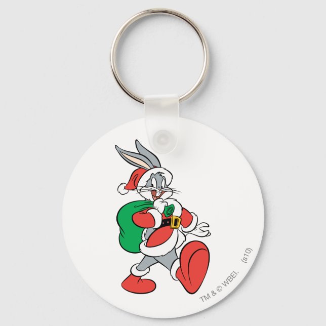 BUGS BUNNY™ Santa Key Ring (Front)