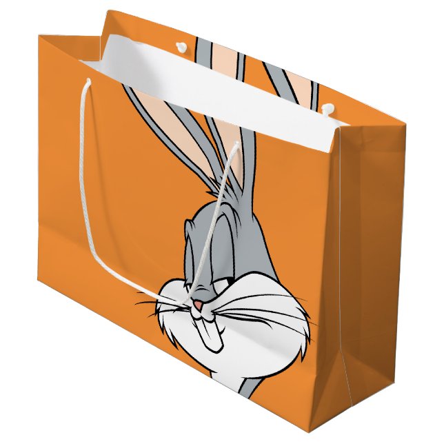 BUGS BUNNY™ Sideways Glance Large Gift Bag (Front Angled)