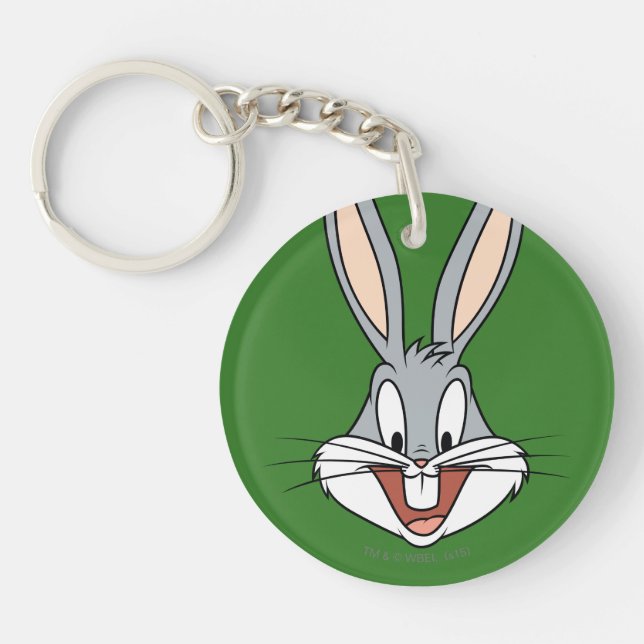 BUGS BUNNY™ Smiling Face Key Ring (Front)