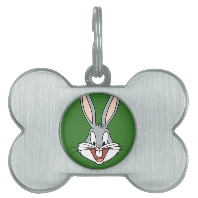 BUGS BUNNY™ Smiling Face Pet Tag (Front)