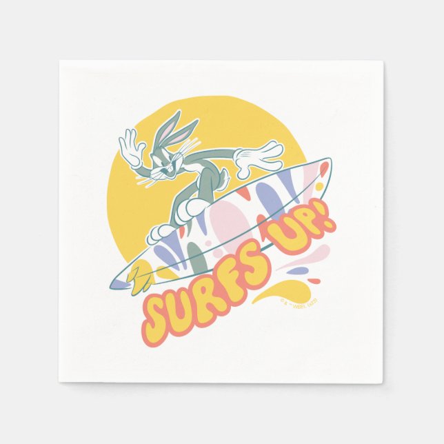 BUGS BUNNY™ - Surfs Up! Napkin (Front)