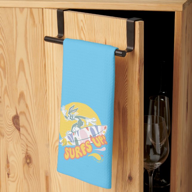BUGS BUNNY™ - Surfs Up! Tea Towel (Thirds Fold)