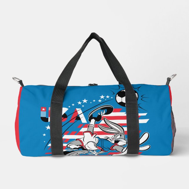 BUGS BUNNY™ Team USA Soccer Graphic Duffle Bag (Front)